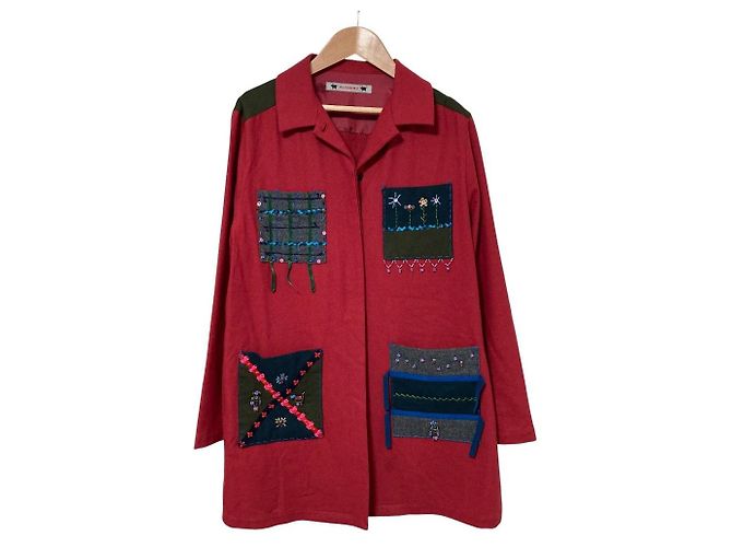 Autre Marque Olleborebla Alberobello Wool Jacket Red