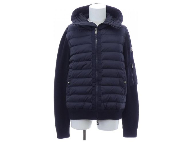 Moncler Down Jacket Navy Blue
