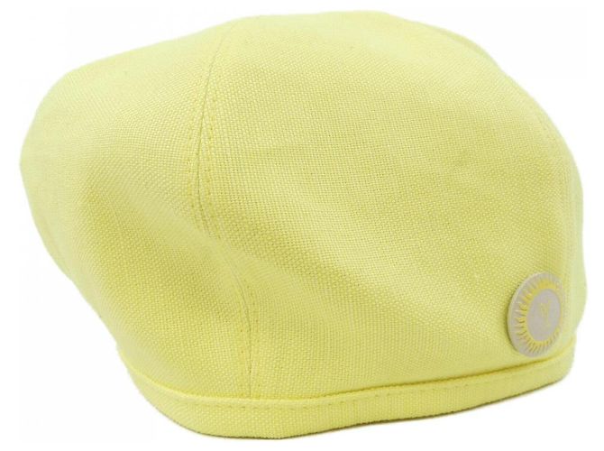 Hermès Cappello Gabrielle in cotone Hermes Giallo