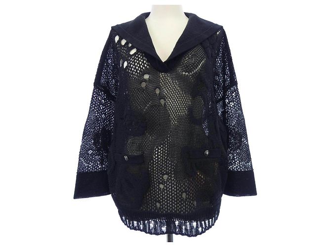 Chanel Knit Top Black