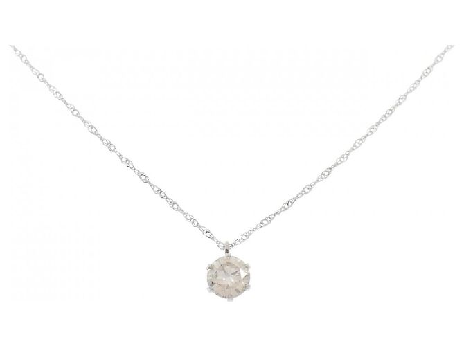 Autre Marque Collana di diamanti Pt900 Pt850 Argento