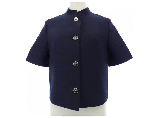 Autre Marque Casaco Christian Dior Azul Azul marinho