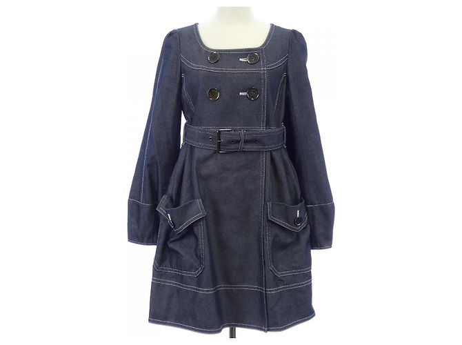 Burberry Blue Label Mantel Blau