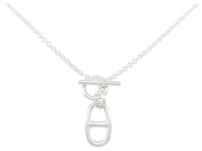 Hermès Hermes Chaine dAncre Silber Halskette