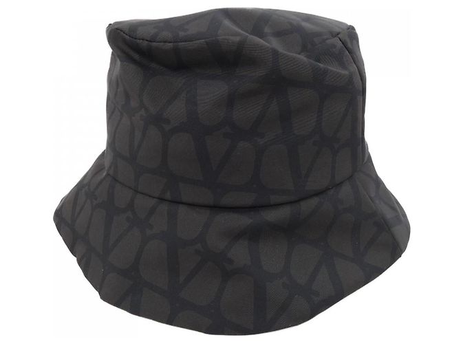 Valentino Garavani Hut Braun Schwarz