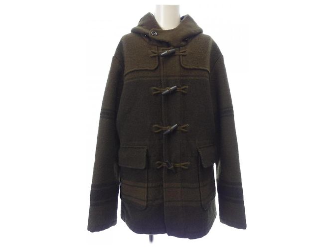 CP Company C.P. Company Wool Duffle Coat Black Green