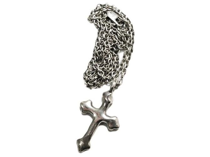 Autre Marque STEFF ELEOFF Divine Cross Silver925 Halskette Silber