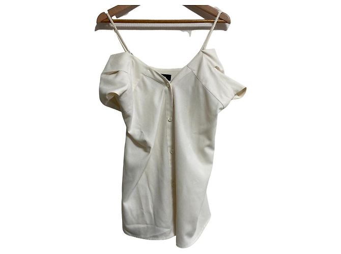 Theory Off-Shoulder-Bluse Weiß