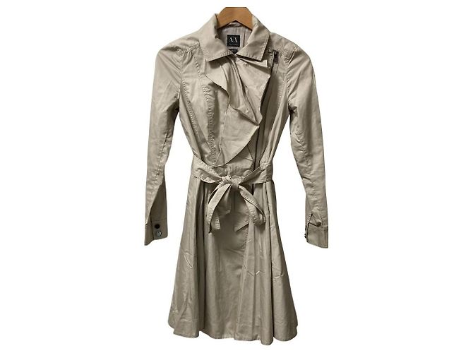 Trench Armani Exchange Design Beige