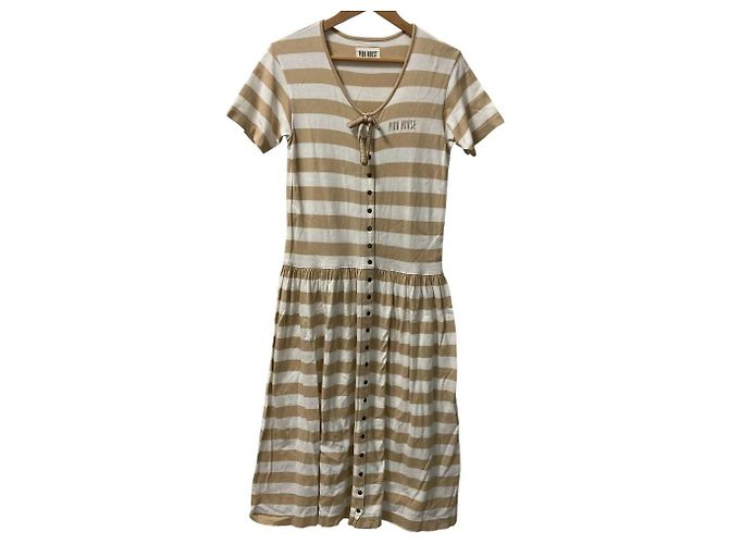 Autre Marque PINK HOUSE Border Kleid Beige