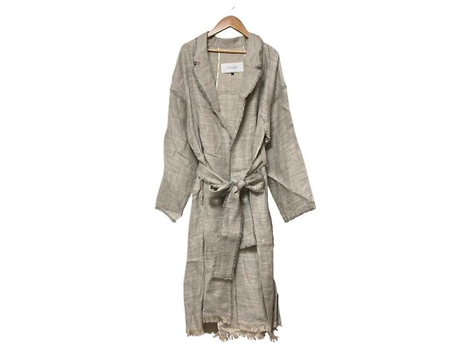 Autre Marque Cappotto in lino LE CIEL BLEU Beige