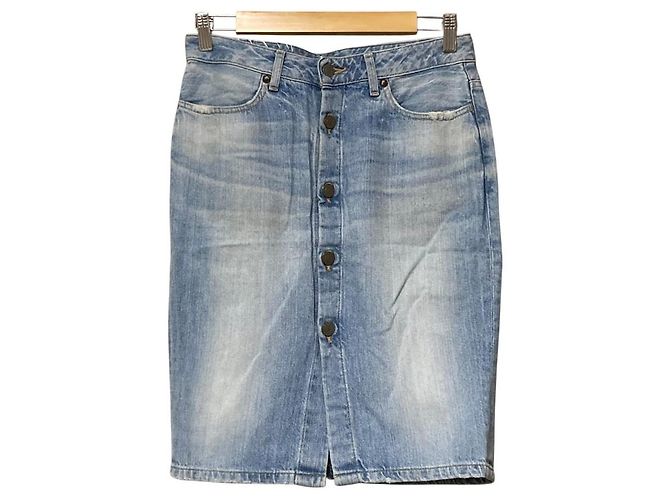 Autre Marque Gonna in denim R.H Vintage Blu Blu chiaro