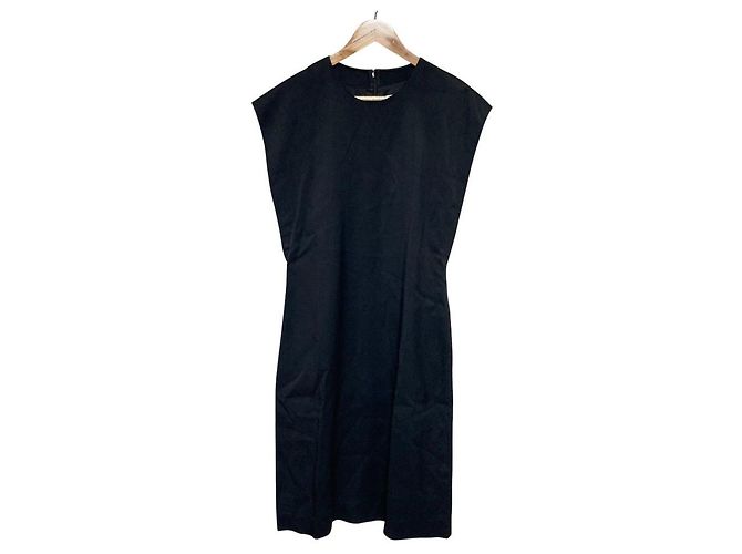 Vestido Stretch Jil Sander Negro