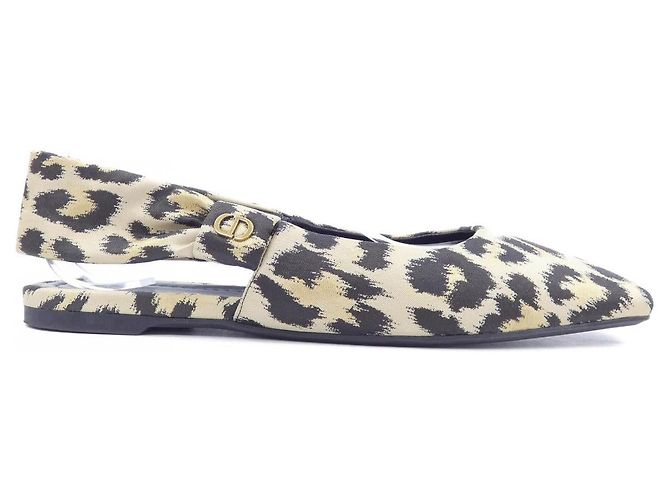 Autre Marque Christian Dior Lederpumps Braun Schwarz Beige