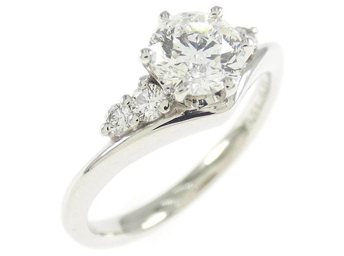 Autre Marque Anel Monnickendam de platina e diamante Prata