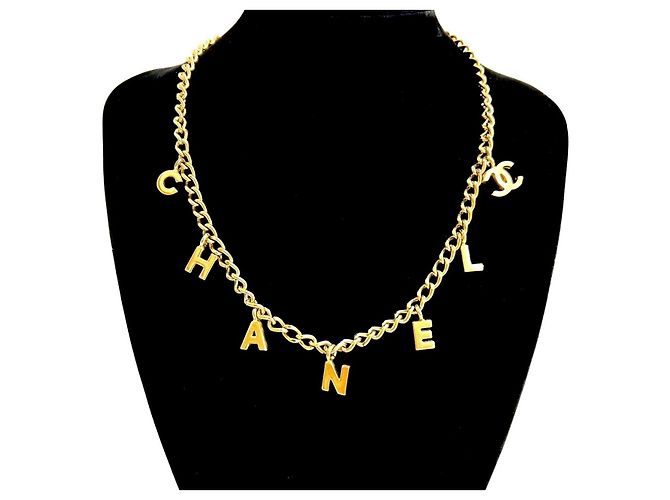 Collana Chanel Coco Mark Logo D'oro