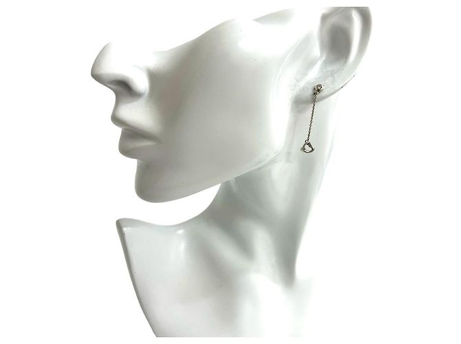 Tiffany & Co Pendientes TIFFANY&Co. Open Heart en plata