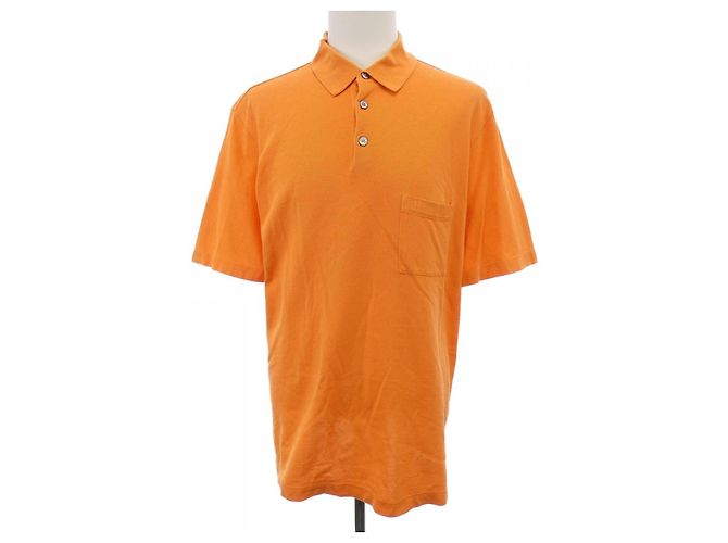 Hermès Polo Hermes de algodón Naranja