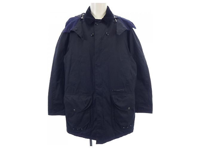 Barbour Classic Mantel Navy Blau Marineblau