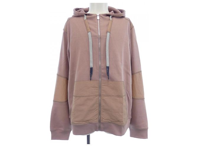 Hoodie de algodão rosa Hermès