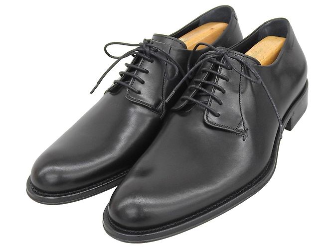 Scarpe stringate in pelle Giorgio Armani Nero