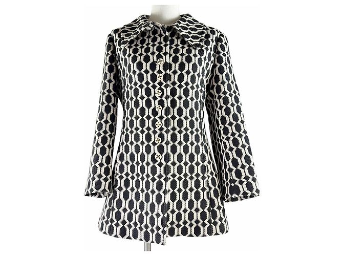 Gucci Wool Jacket Black Eggshell
