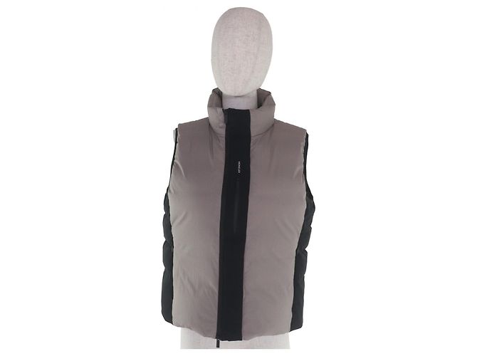Chaleco de plumón Moncler LYTHRUM de nailon Castaño Negro