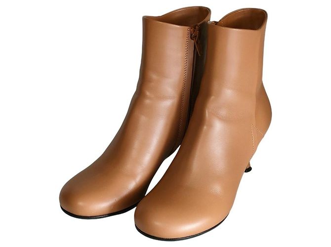 Autre Marque PELLICO VOLTA Leder Stiefeletten Braun Kamel