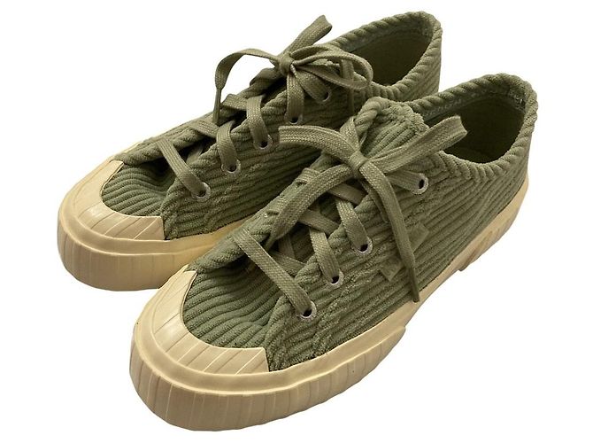 Autre Marque Superga 2630 STRIPE CORDUROY Cord Sneaker Grün