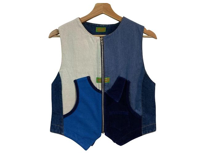 Autre Marque Olleborebla Alberobello Denim-Weste Blau