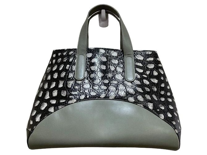 Autre Marque Saco Tote em couro MAGENTA HIROKO HAYASHI Marrom Preto