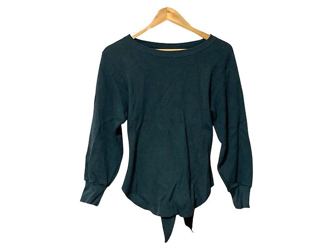 Autre Marque JANE SMITH Back Open Thermal Top Green Dark green