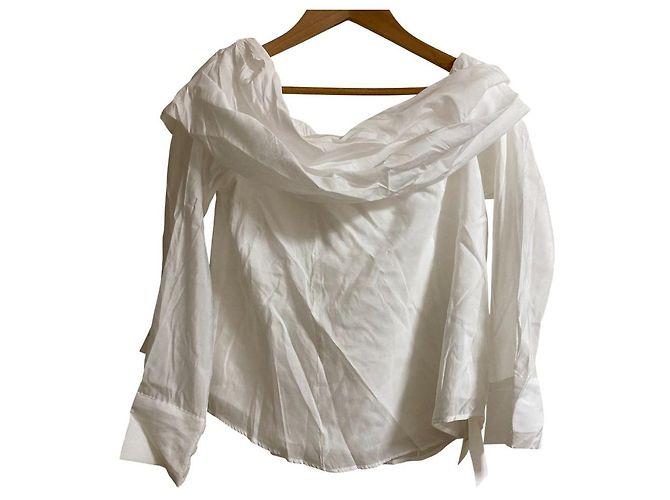 Autre Marque Snidel Off Shoulder Blouse White