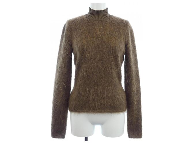 Hermès 2H2633DG Cashmere Blend Knit 36 Brown