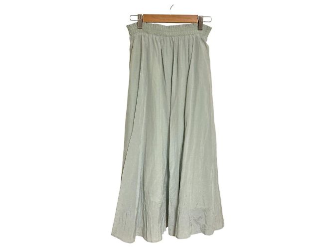 Autre Marque Gonna lunga svasata ANAYI Easy Waist Verde