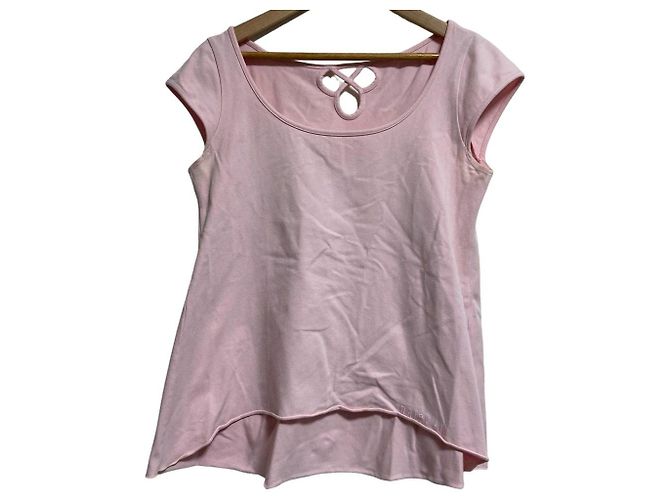 Autre Marque FOXEY NEW YORK DAISY LIN besticktes Kurzarm-Top Pink