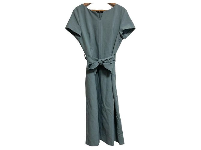 Autre Marque Vestido PLST Polyester Oxford Verde