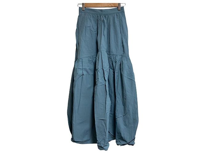 Autre Marque Gonna lunga a balze STYLEMIXER Tiered Gather Blu