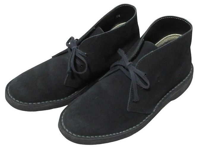 Autre Marque REGAL Suede Desert Boots Black