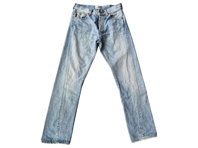 Balenciaga Jeans aus hellblauem Denim