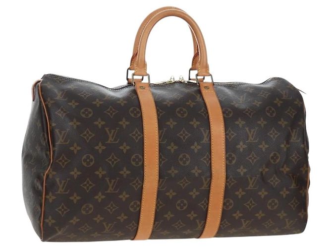 LOUIS VUITTON Monogram Keepall 45 Boston Bag M41428 LV Auth 203170V Monogramm