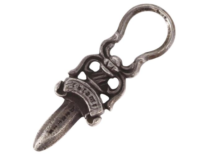 Pingente Dagger Chrome Hearts Ag925 Silver Auth 206381M Prata