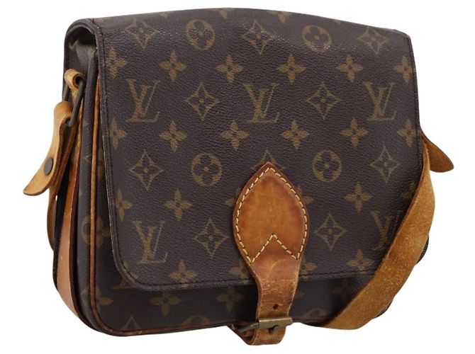 LOUIS VUITTON Monogram Cartouchiere MM Shoulder Bag M51253 LV Auth bs37092 Monograma