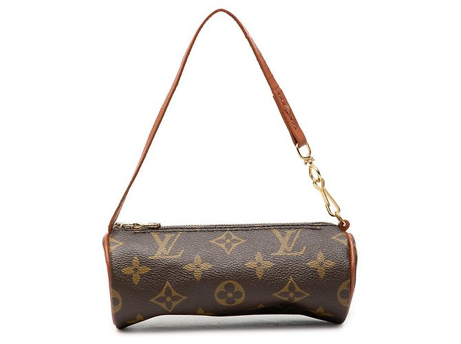 Louis Vuitton Monogram Papillon Pochette Handtasche Braun