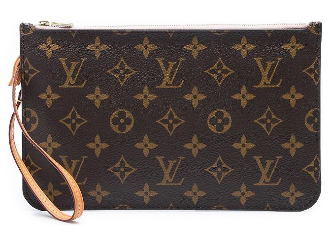Bolsa Louis Vuitton Monogram Neverfull MM Castanha Marrom