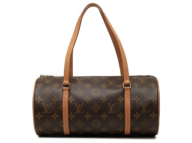 Bolso de mano Louis Vuitton Monogram Papillon 30 Marrón Castaño