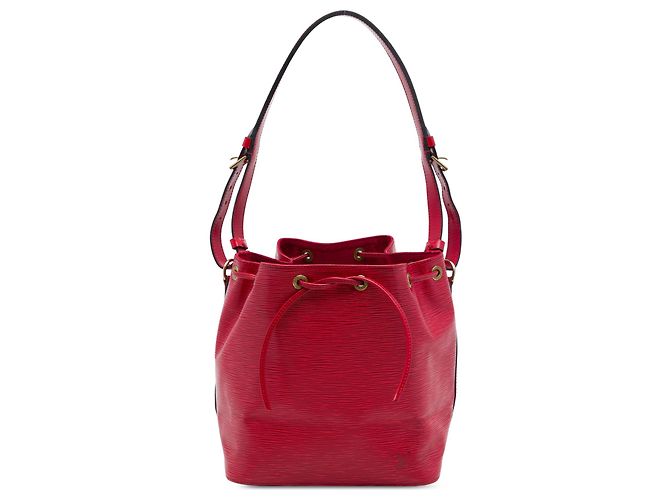 Borsa a secchiello Louis Vuitton Epi Petit Noe rossa Rosso