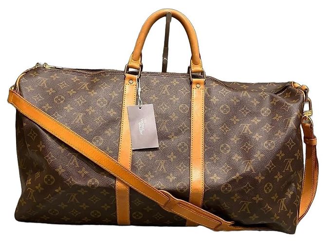 Louis Vuitton Keepall Bandoulière 55 Monogram Marron Monogramme