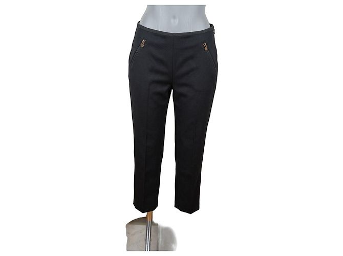 Fendi Slim-Fit Hose Schwarz