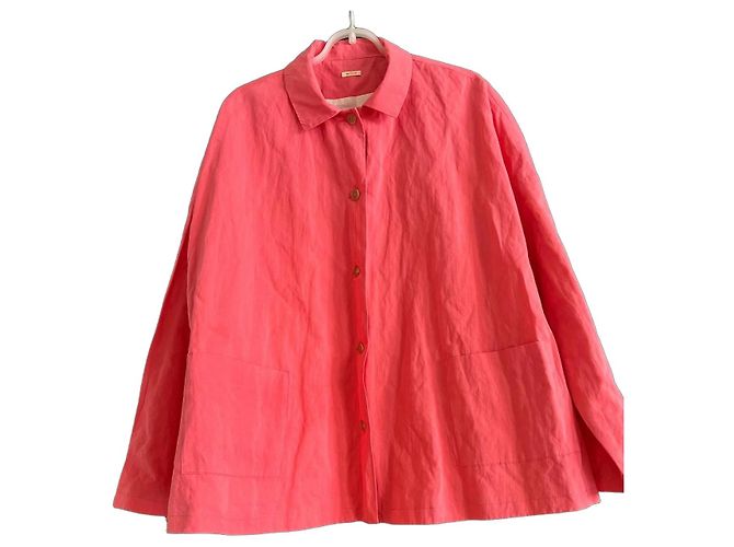 Autre Marque Apuntob Coral Cotton Jacket - Size M